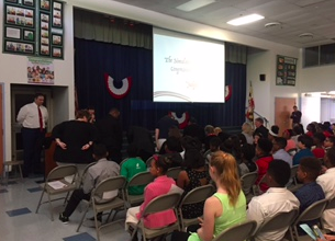 Opening Ceremony for 5th Grade Student Congressional Hearings